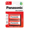 Panasonic tamaño C zinc, paquete de 2