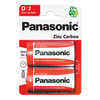 Panasonic D Size Zinc, Pack of 2