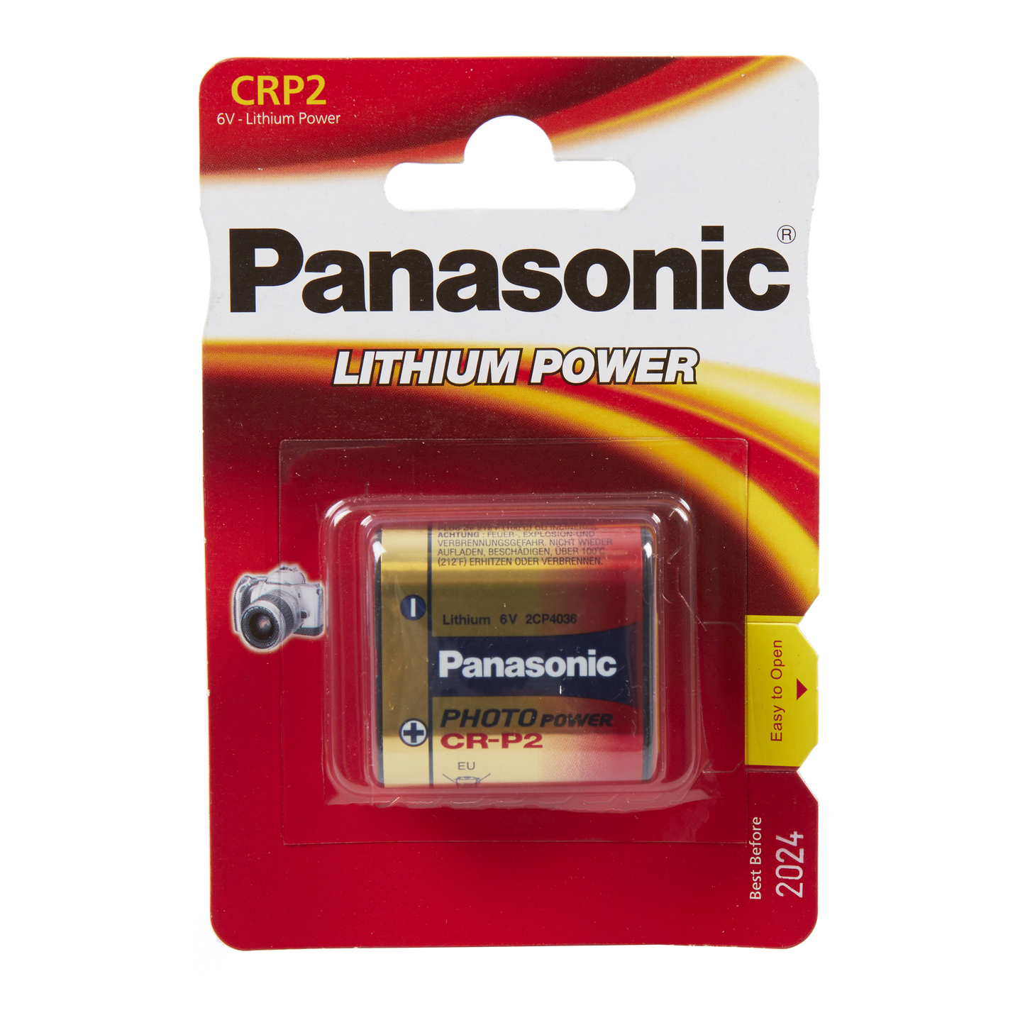 Panasonic CRP2P Litio, paquete de 1