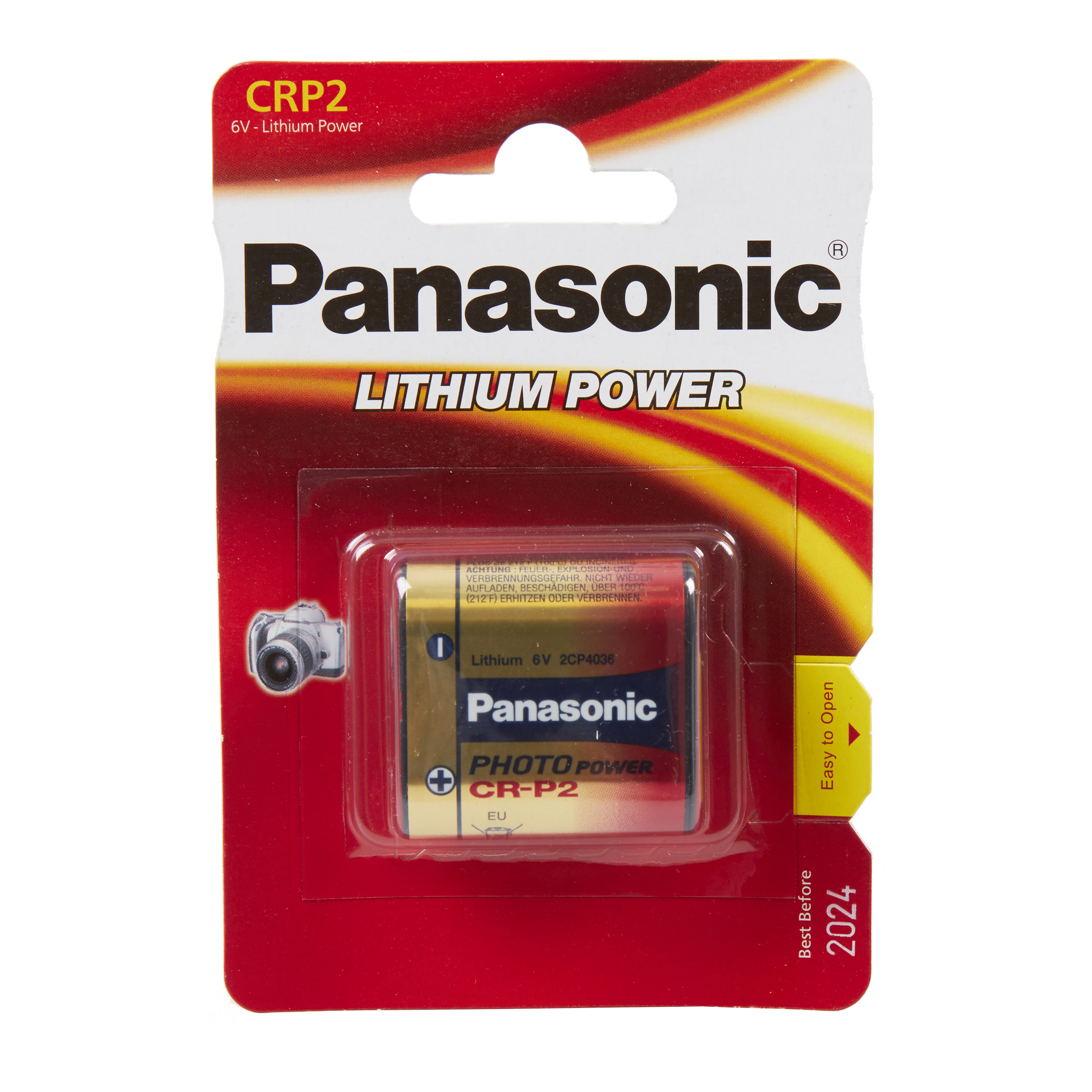 Panasonic CRP2P Litio, paquete de 1