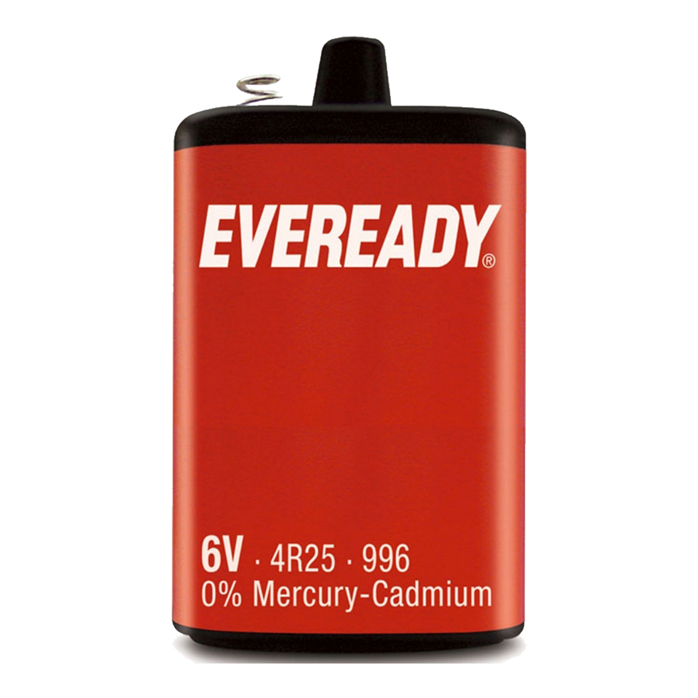 Eveready 6V Zinc, paquete de 1