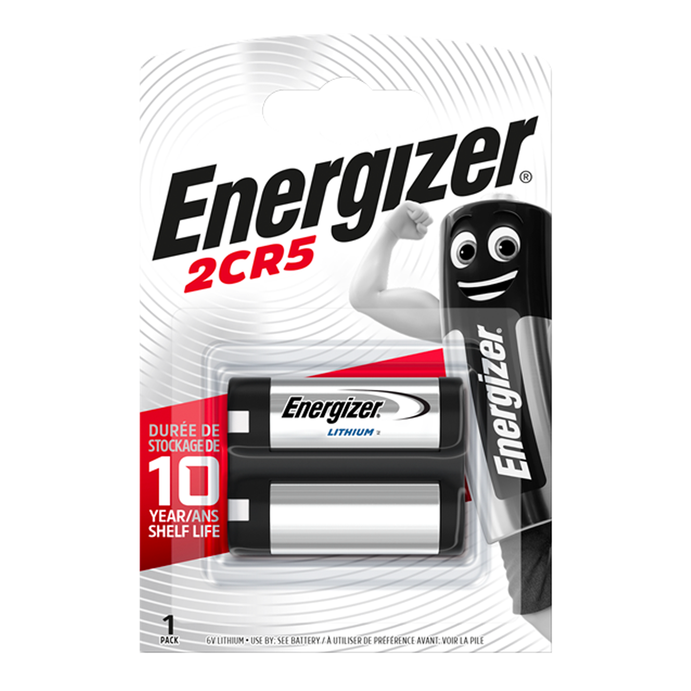 Energizer 2CR5M Litio, paquete de 1