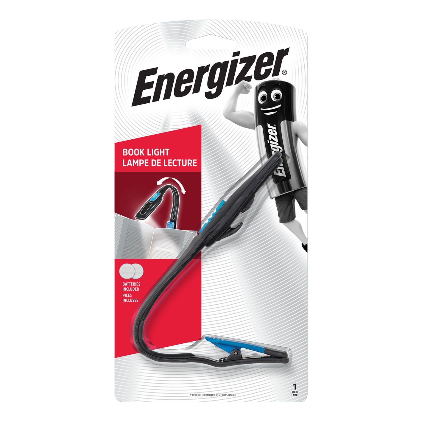 Energizer LED Booklite Torch With 2 x CR2032 Speciality Batteries