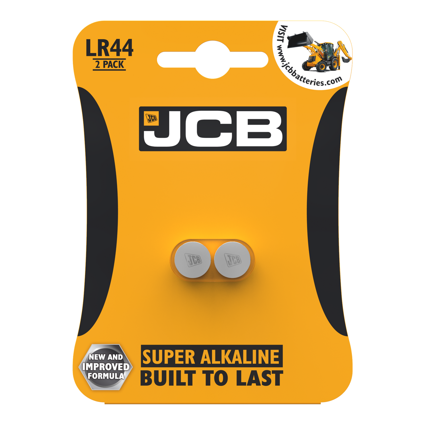 JCB LR44 Super Alkaline, Pack of 2