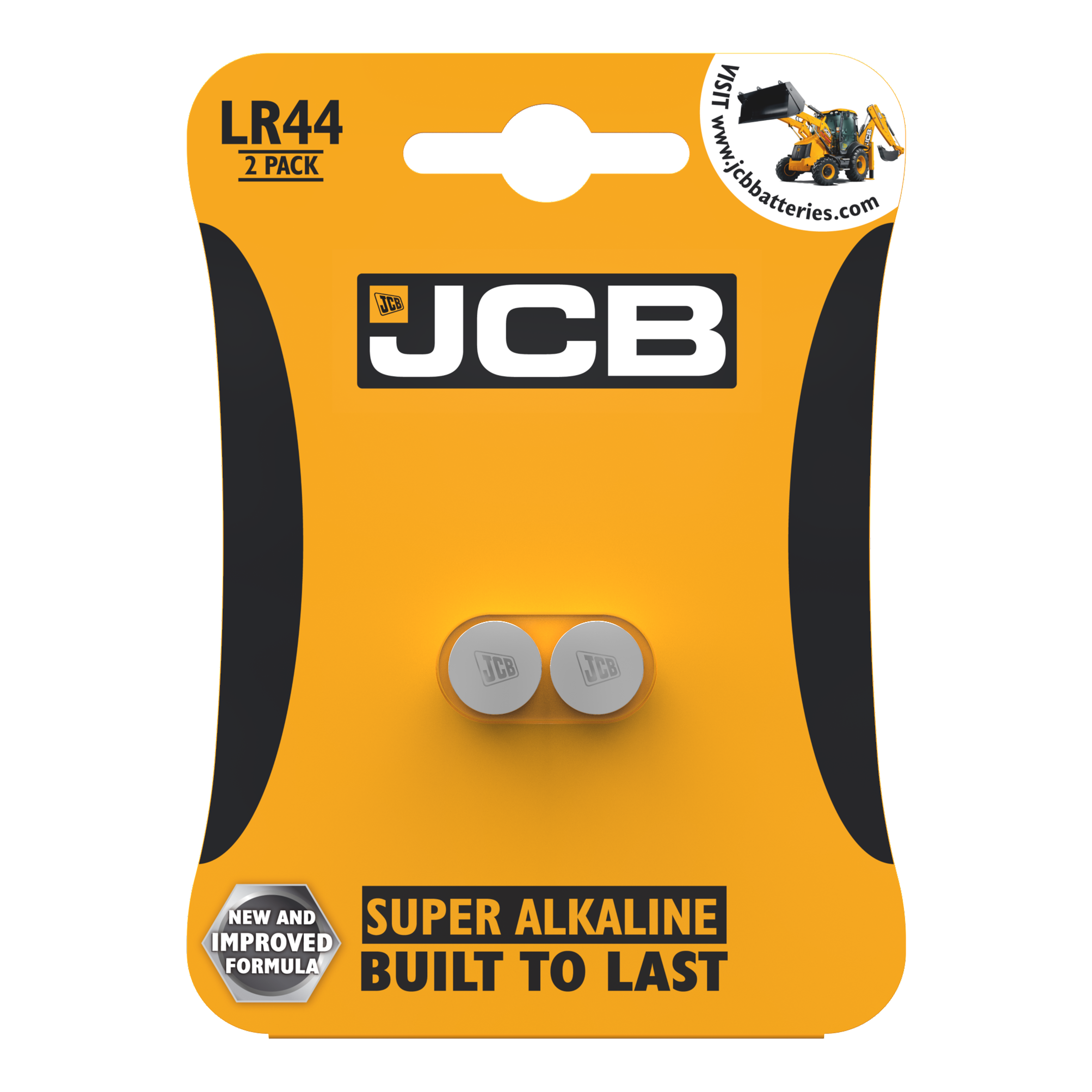 JCB LR44 Super Alkaline, 2er-Pack