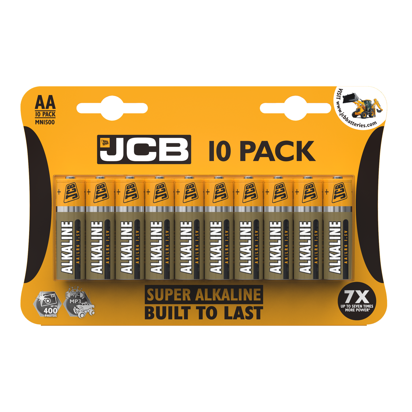 JCB AA Super Alkaline, Pack of 10