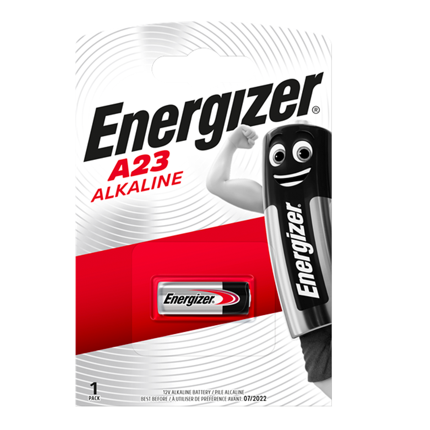 Energizer E23A/A23 alcalino, paquete de 1