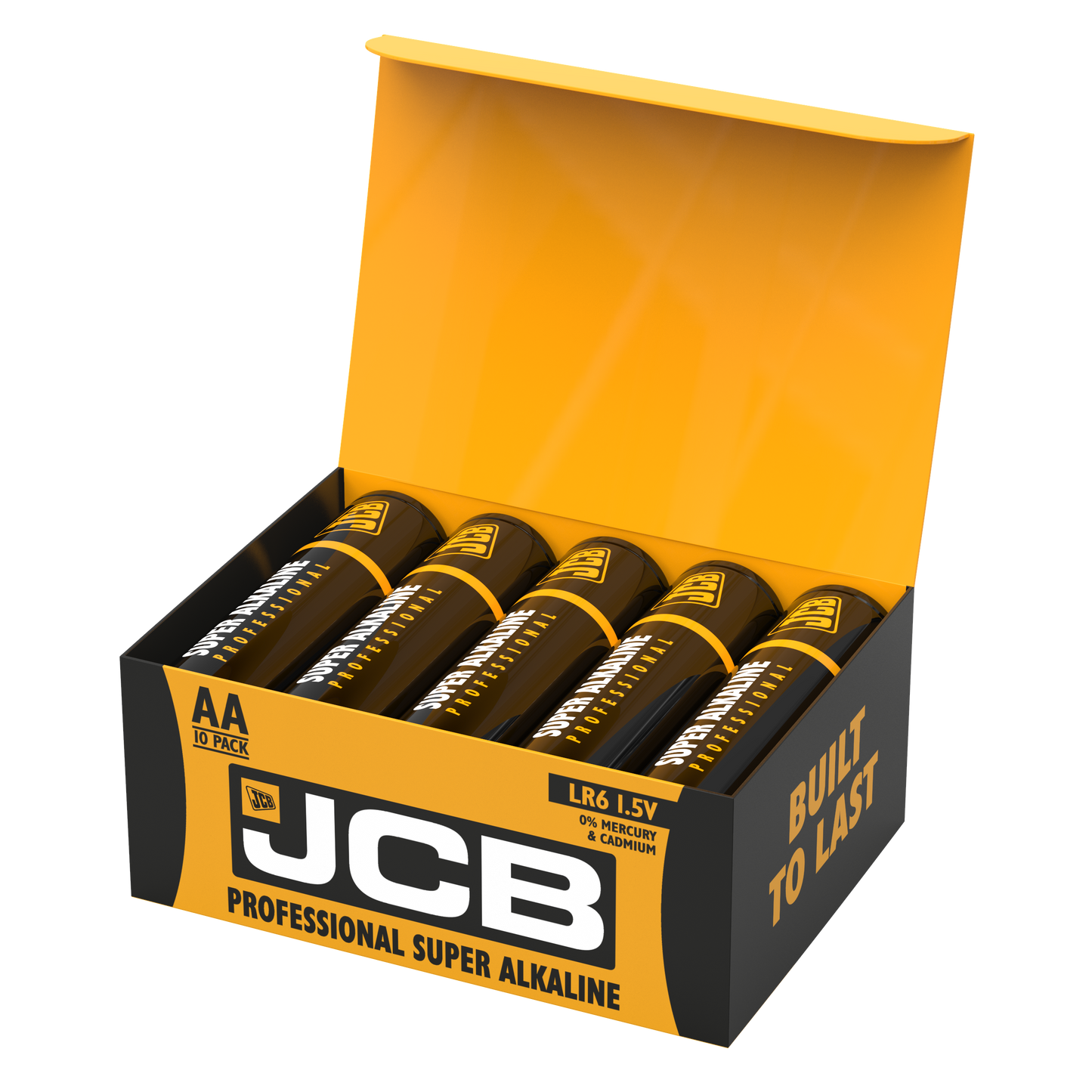 JCB AA Industrial, Pack of 10 - Priced & Sold Per Cell