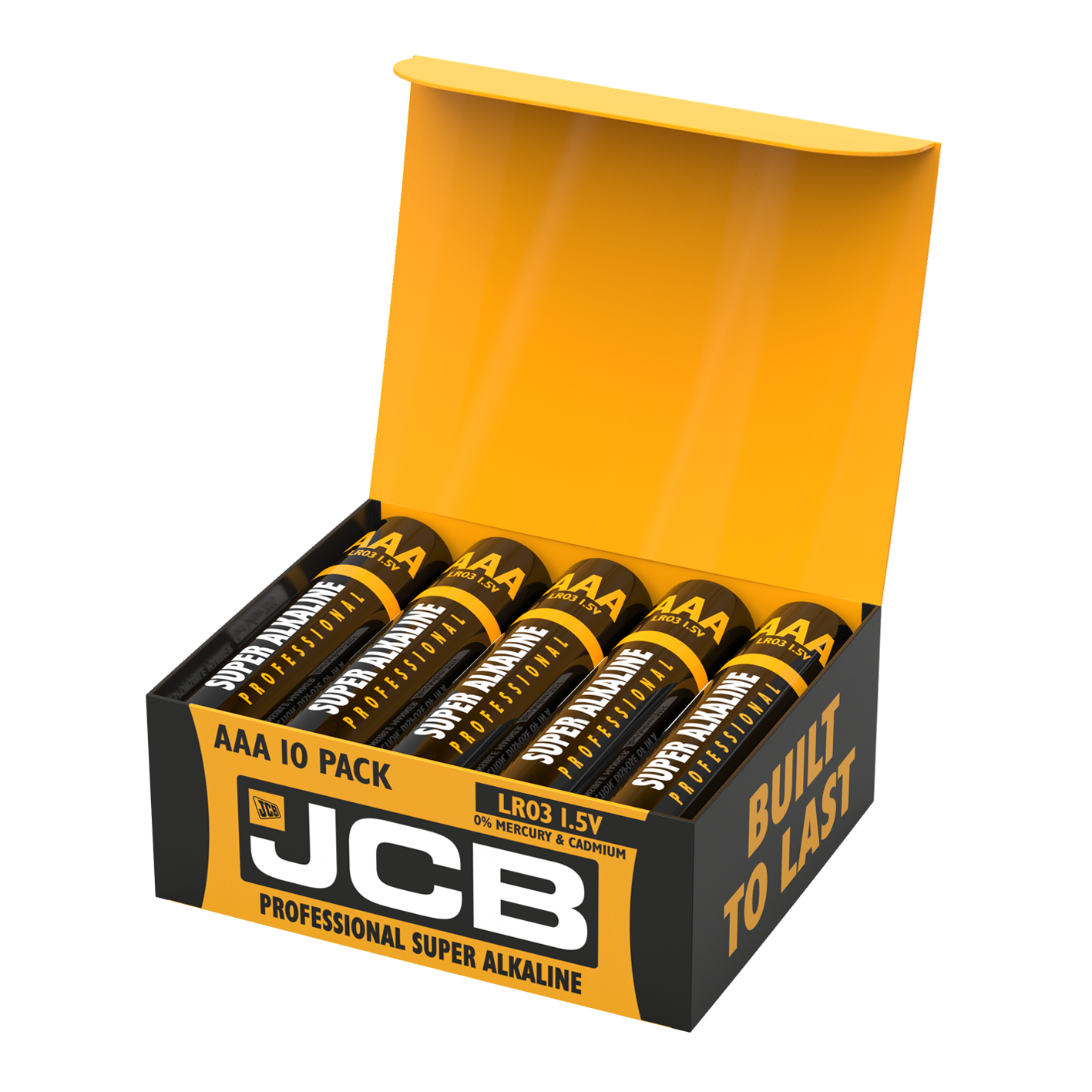 JCB AAA Industrial, Pack of 10 - Priced & Sold Per Cell