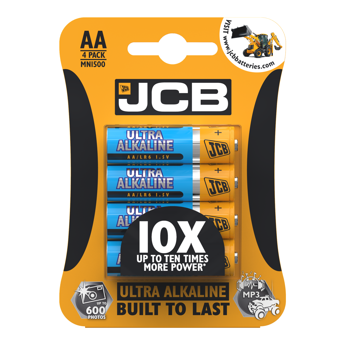 JCB AA Ultra Alkaline, Pack of 4