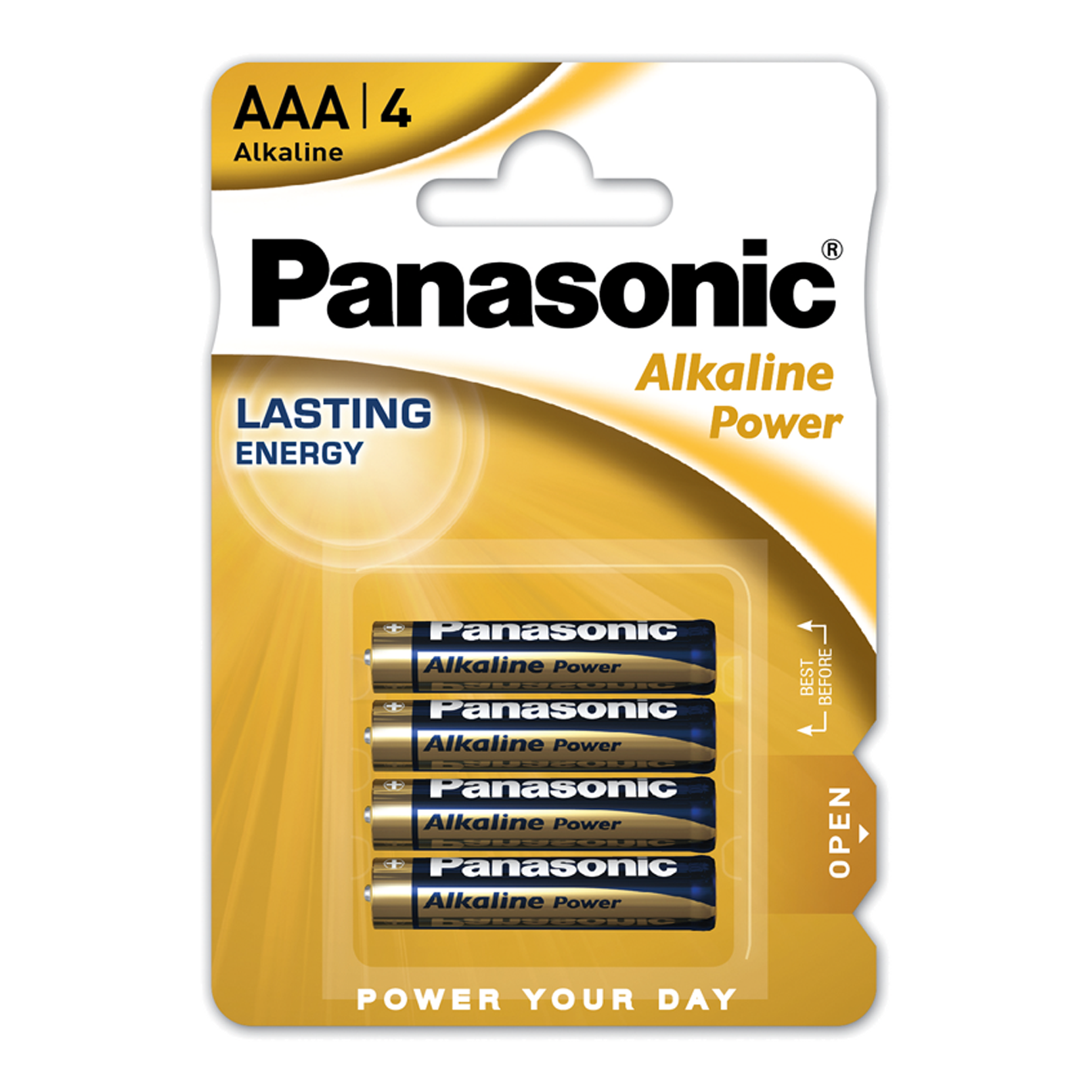Panasonic AAA Alkaline Power, Pack of 4