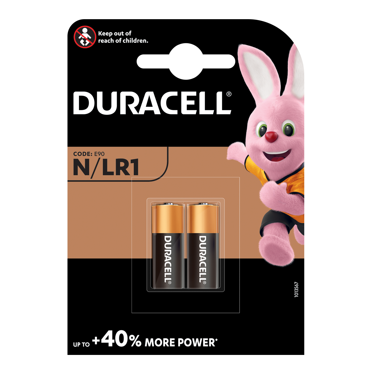 Duracell LR1/MN9100 1.5V Alkaline, Pack of 2