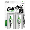 Energizer® D Size 2500mAh Recharge Power Plus, paquete de 2