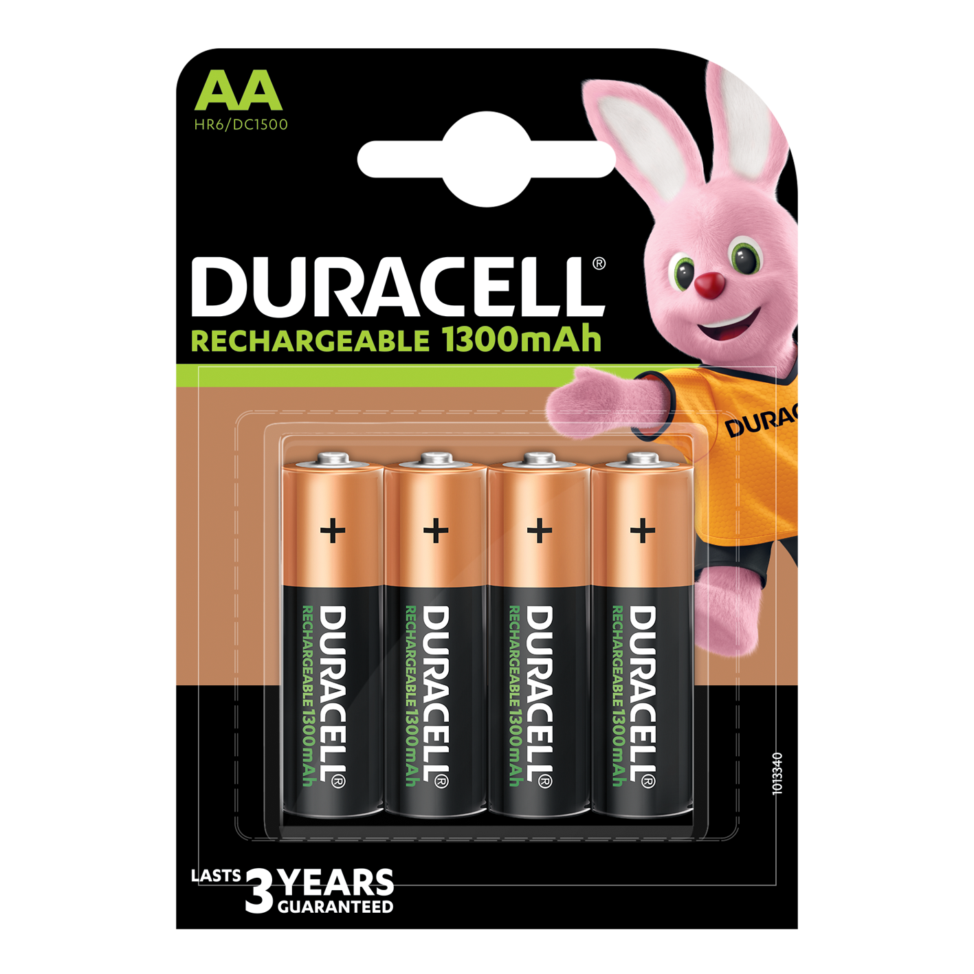Duracell AA 1300 mAh, wiederaufladbar, 4er-Pack