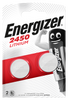 Energizer CR2450 Lithium Coin Cell, Pack of 2