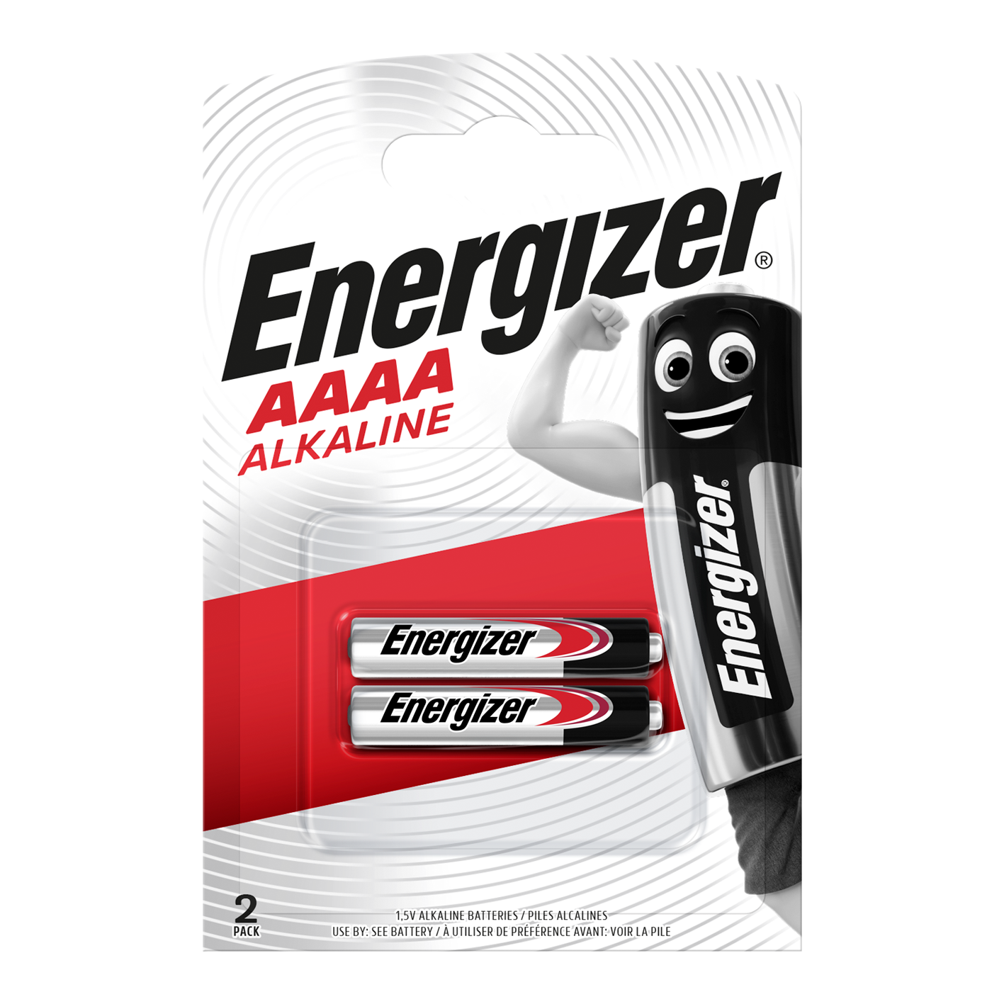 Energizer AAAA alcalino, paquete de 2