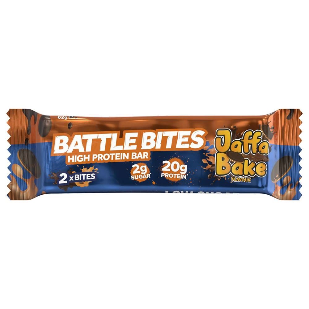 Battle Bites Jaffa Bake 62g – Preis pro Packung mit 12 Stück