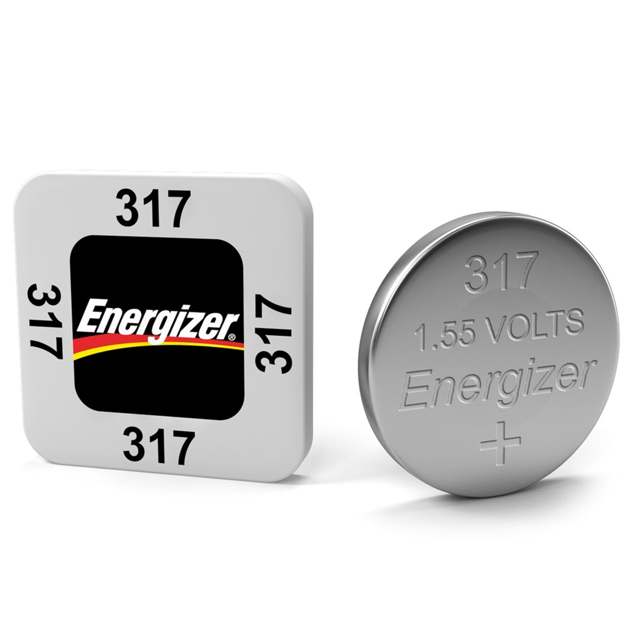 Energizer 317 Pila tipo botón de óxido de plata, paquete de 10