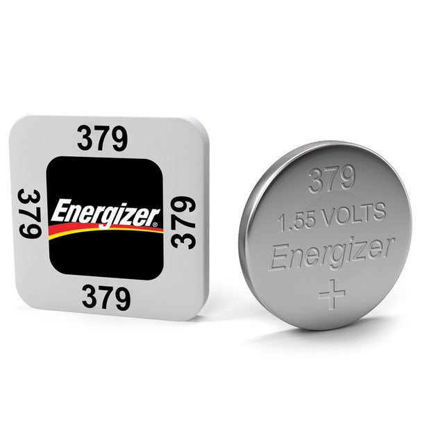 Energizer 379 Pila tipo moneda de óxido de plata, paquete de 10